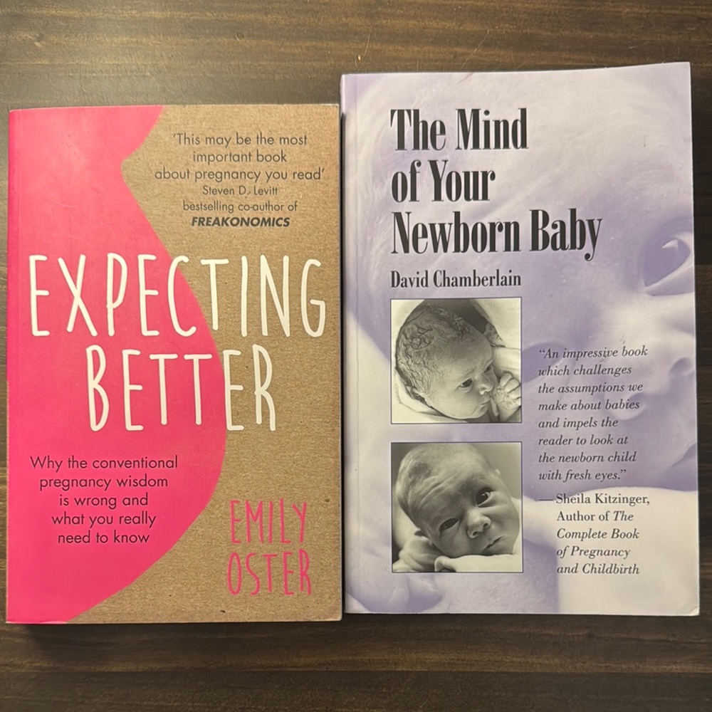 Expecting Better and The Mind of Your Newborn Baby Books